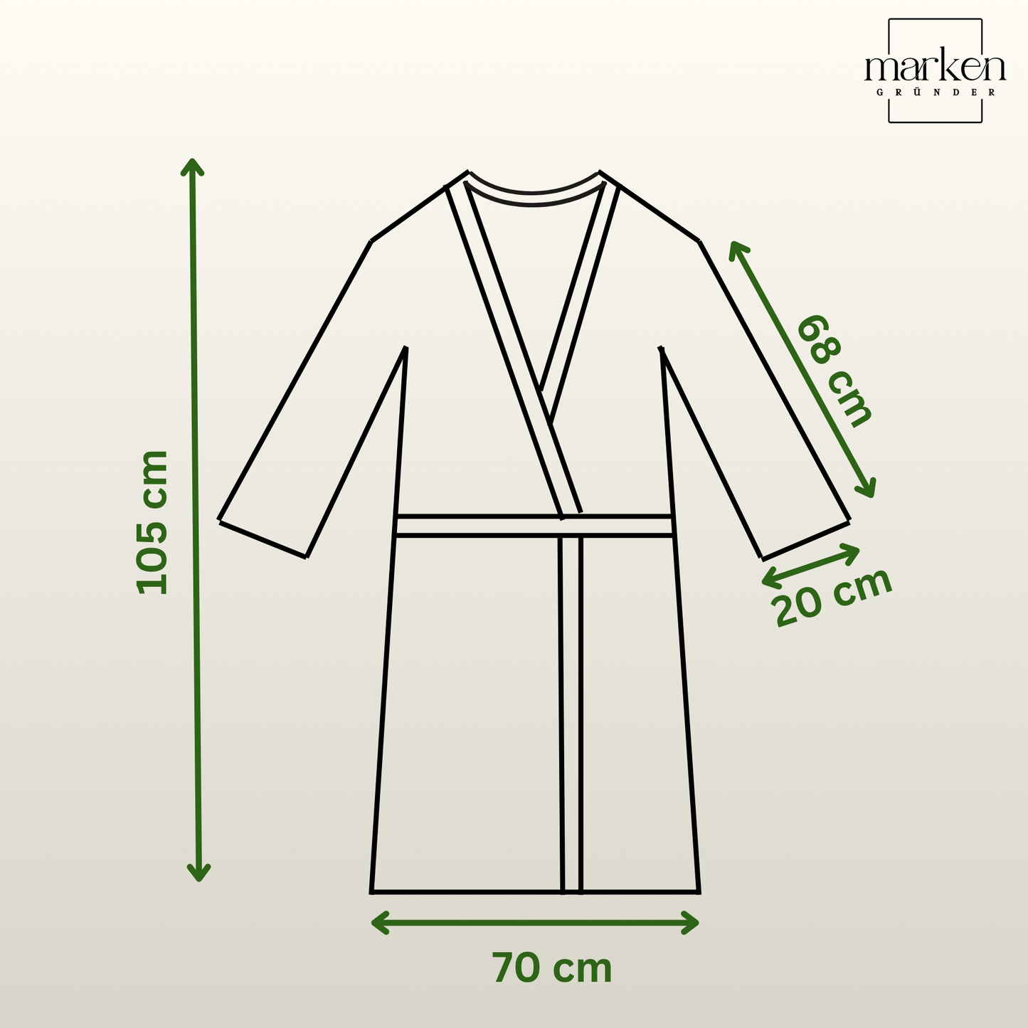 Damen Kimono mit deinem Logo