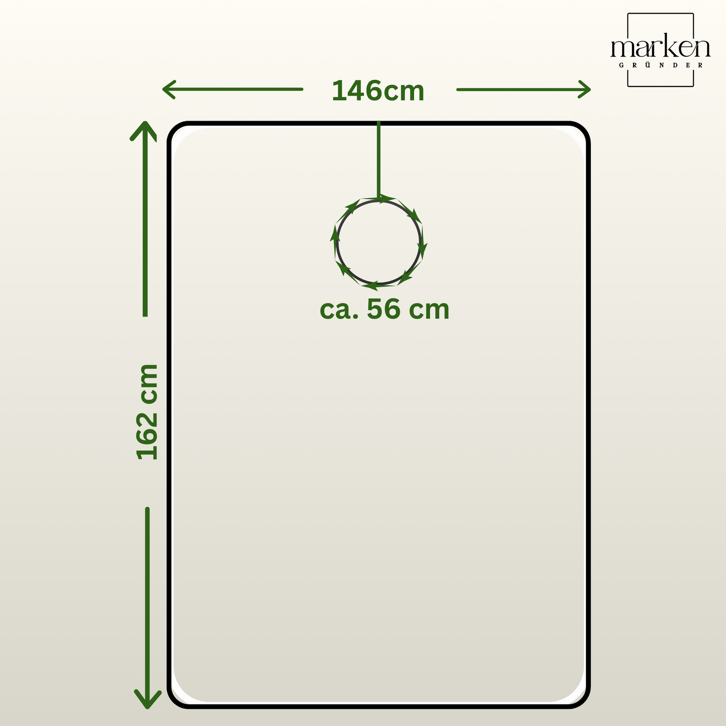 Friseurumhang Mikro XL mit deinem Logo