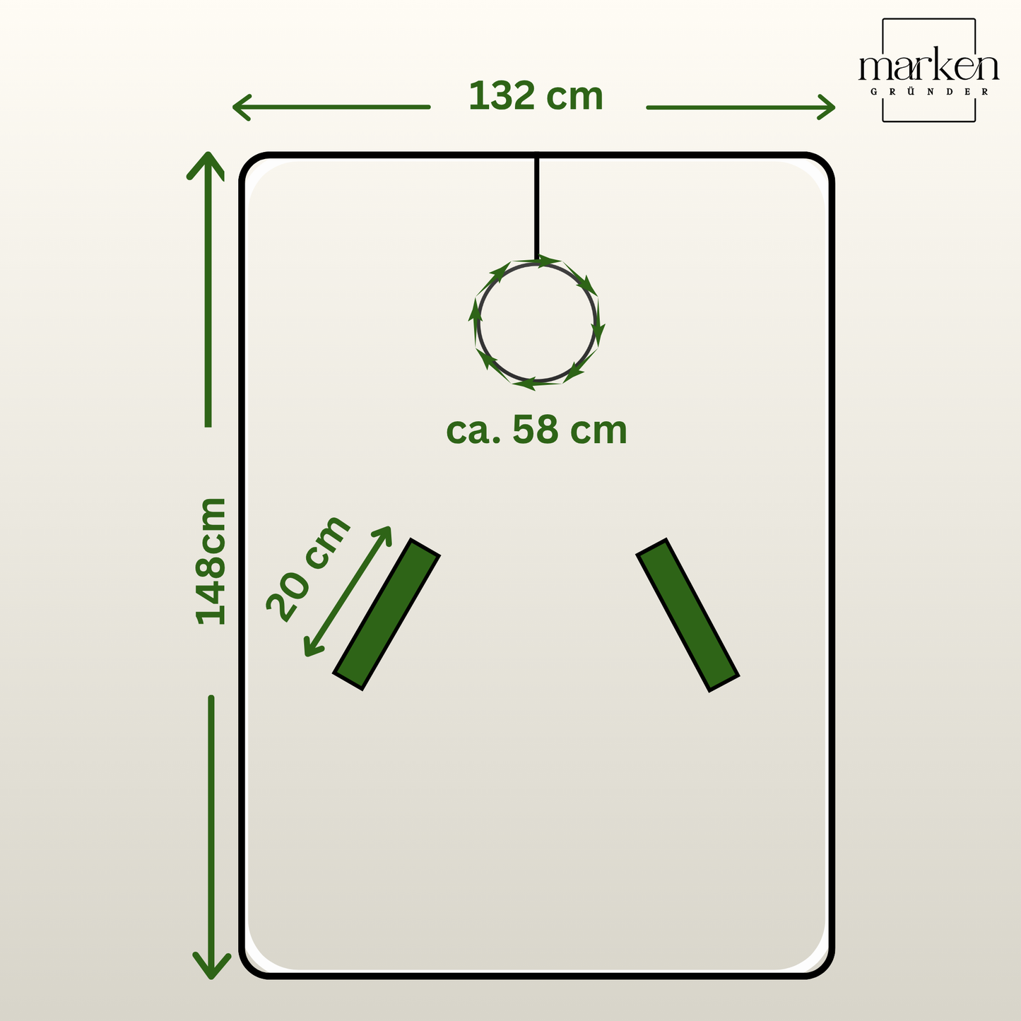 Premium Friseurumhang Mikro (mit Handschlitz) mit deinem Logo